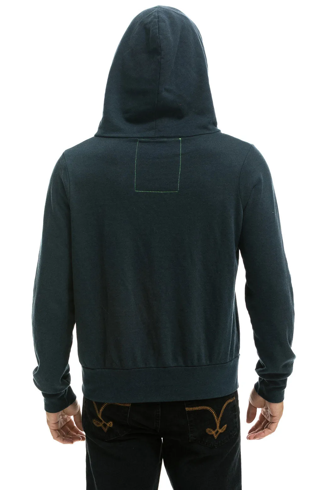 5 STRIPE HOODIE - CHARCOAL