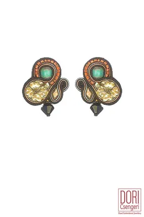 Adesso Gold Flower Earrings