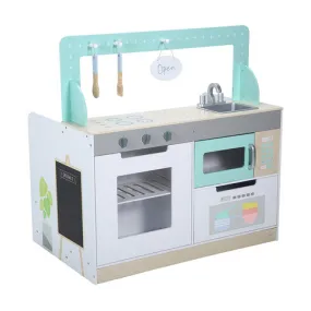 Anko Wooden 2-in-1 Diner / Kitchen Playset Suitable for Ages 3 to 6 Years