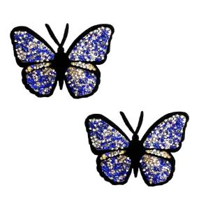 Bedazzled Butterfly Jewel Nifty Nipztix Nipple Cover Pasties 2 Wears