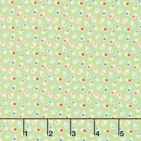 Bee Dots - Kathy Lettuce Yardage