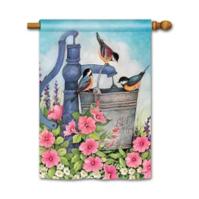 Birds of Spring Standard Flag