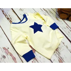 Blade and Rose Blue Star Cream Top