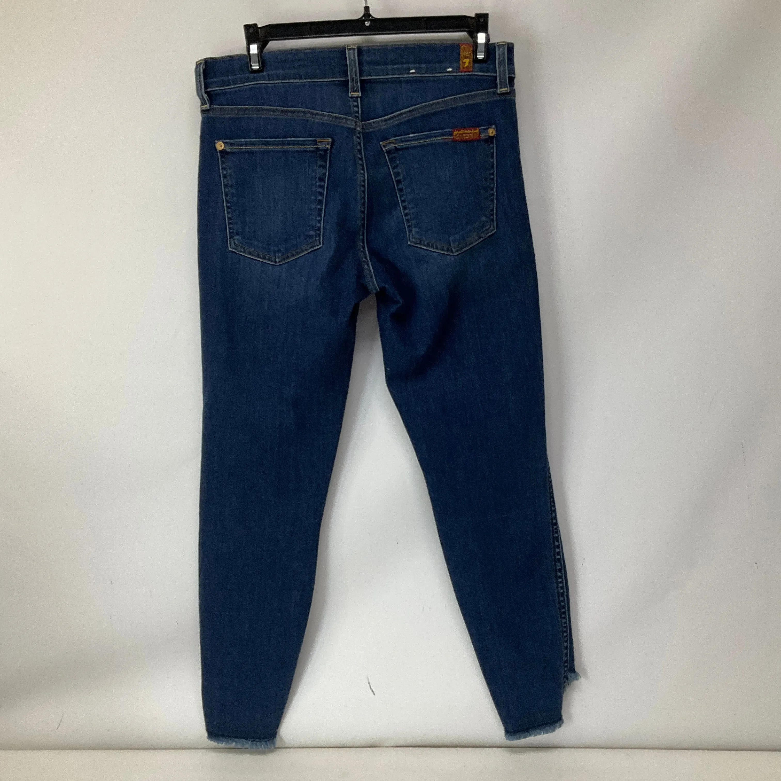 Blue Denim Jeans Skinny 7 For All Mankind, Size 6