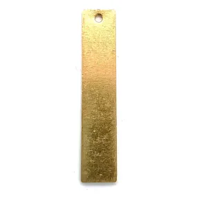 Brass Blank Vertical Rectangle Pendant / SBB0217