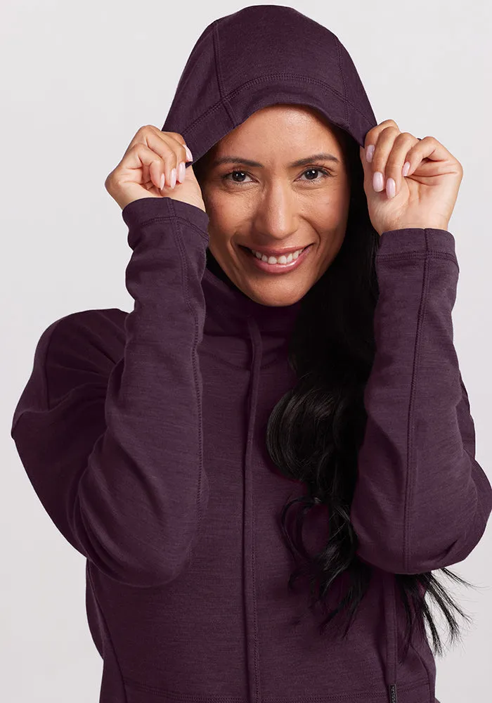 Callie Hoodie - Deep Plum