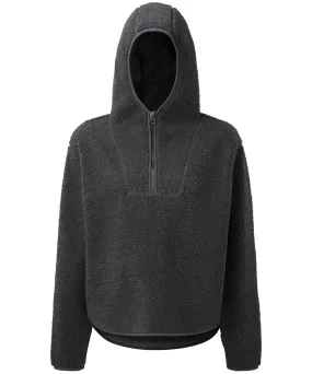 Charcoal - Women's TriDri sherpa 1/4 zip hoodie