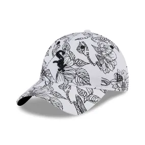 Chicago White Sox Womens Spring All Over Print White 9TWENTY Adjustable Cap