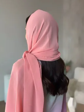 Essential Chiffon Hijab / Stole - Pastel Pink