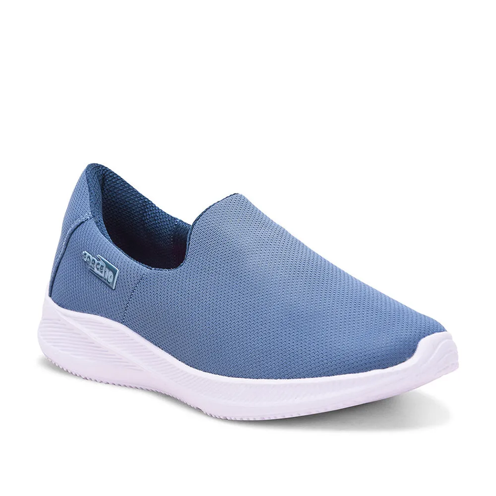 Force 10 Casual S.Blue Non Lacing Shoes Women ESBELL-2 by Liberty