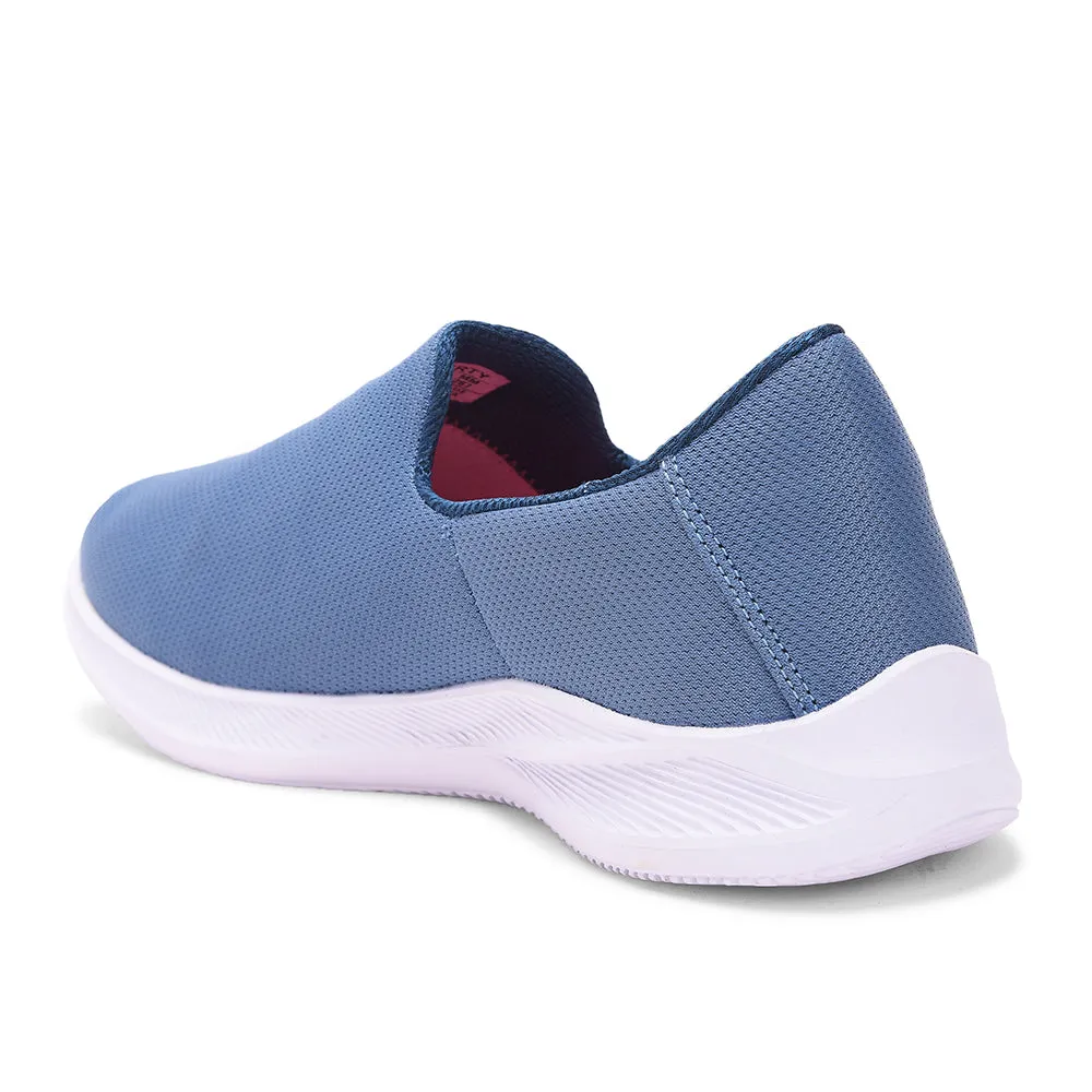 Force 10 Casual S.Blue Non Lacing Shoes Women ESBELL-2 by Liberty