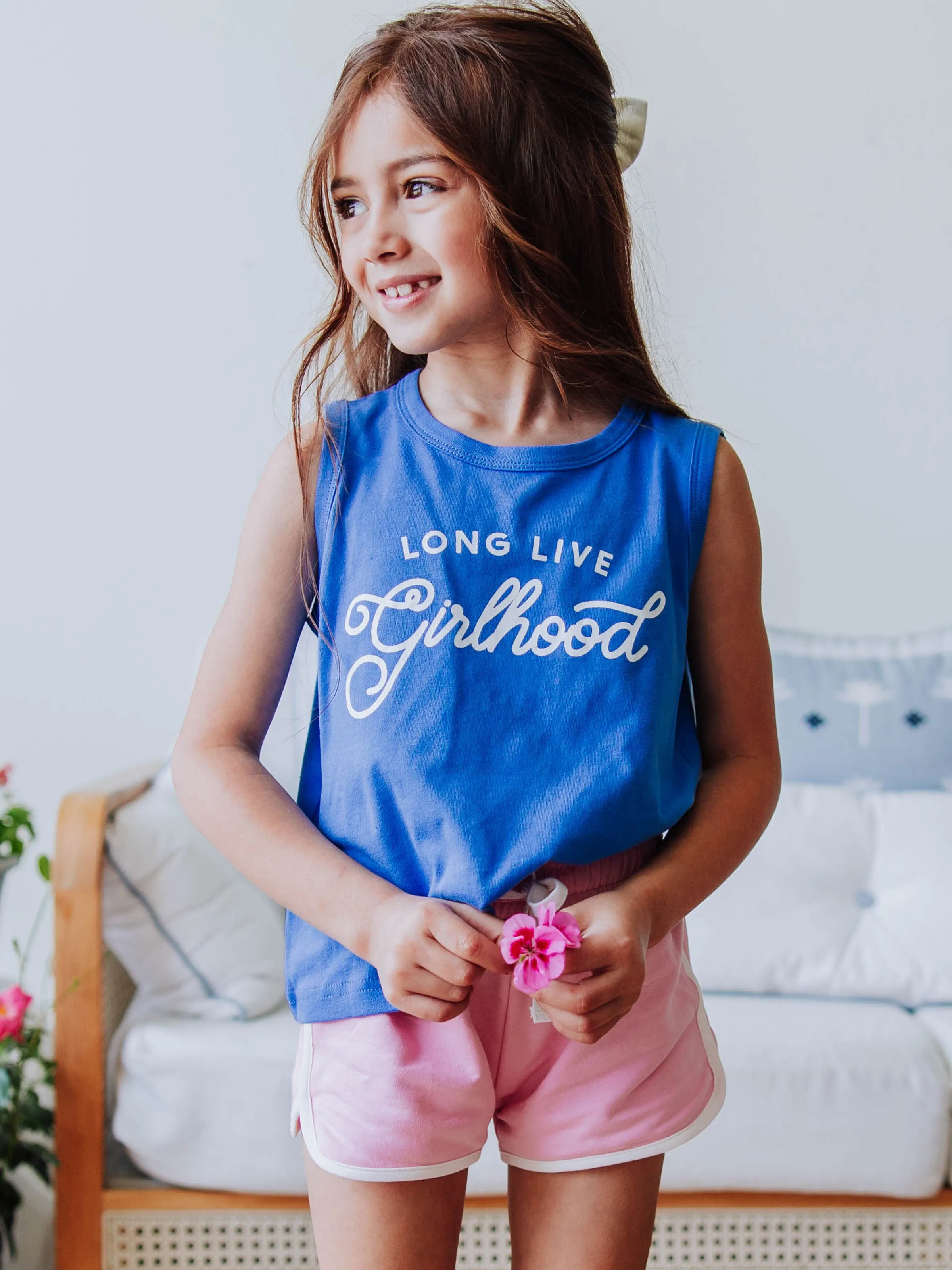 Graphic Tank - Girlhood Blue