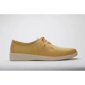 Johnny Famous Bally Style Midtown Men's Yellow Leather Low Tops