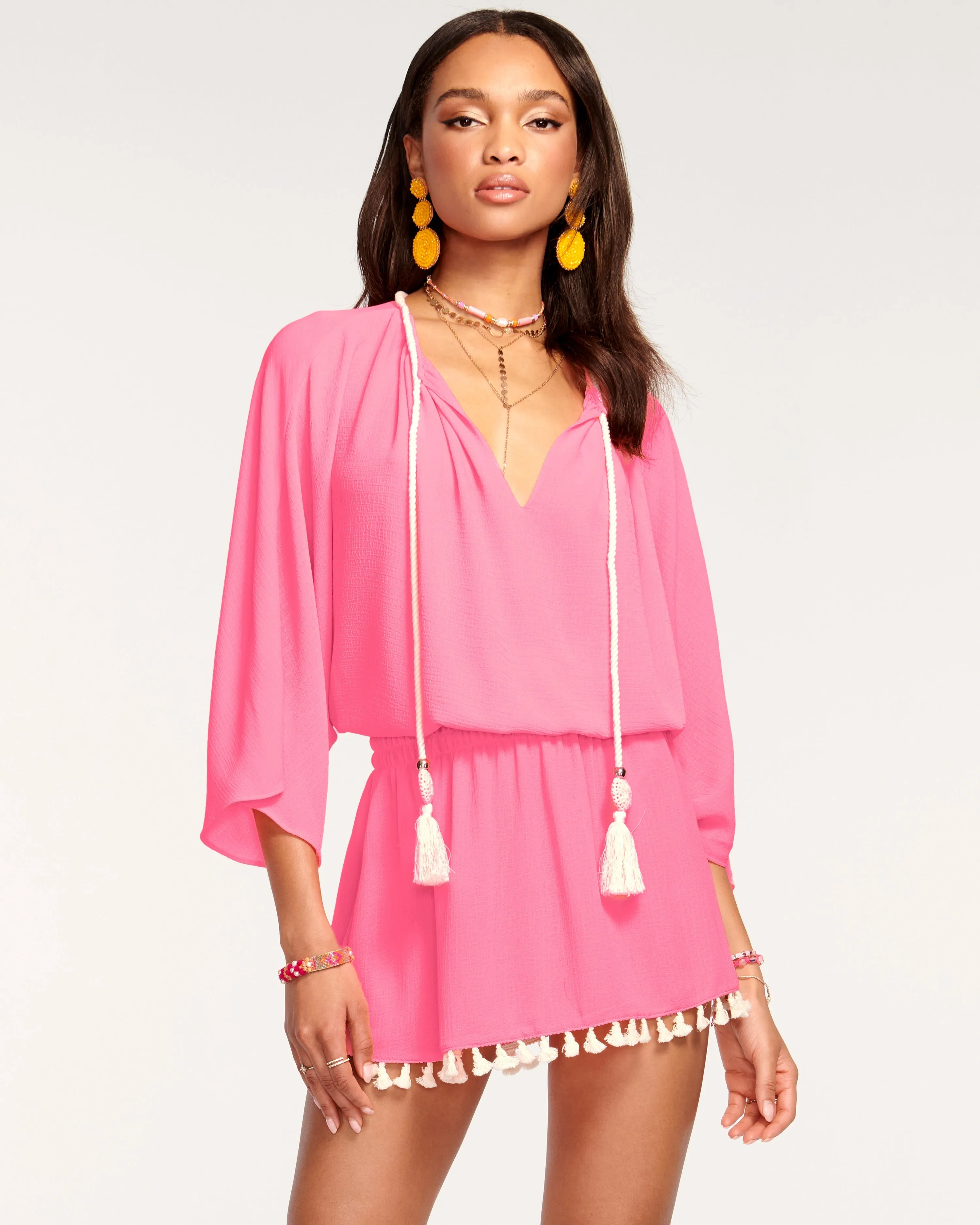 Katana Coverup Mini Dress