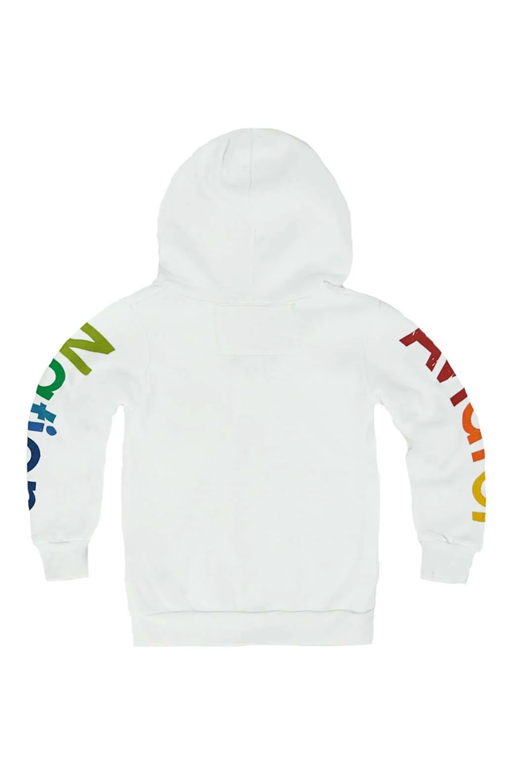 KID'S AVIATOR NATION ASPEN ZIP HOODIE - WHITE