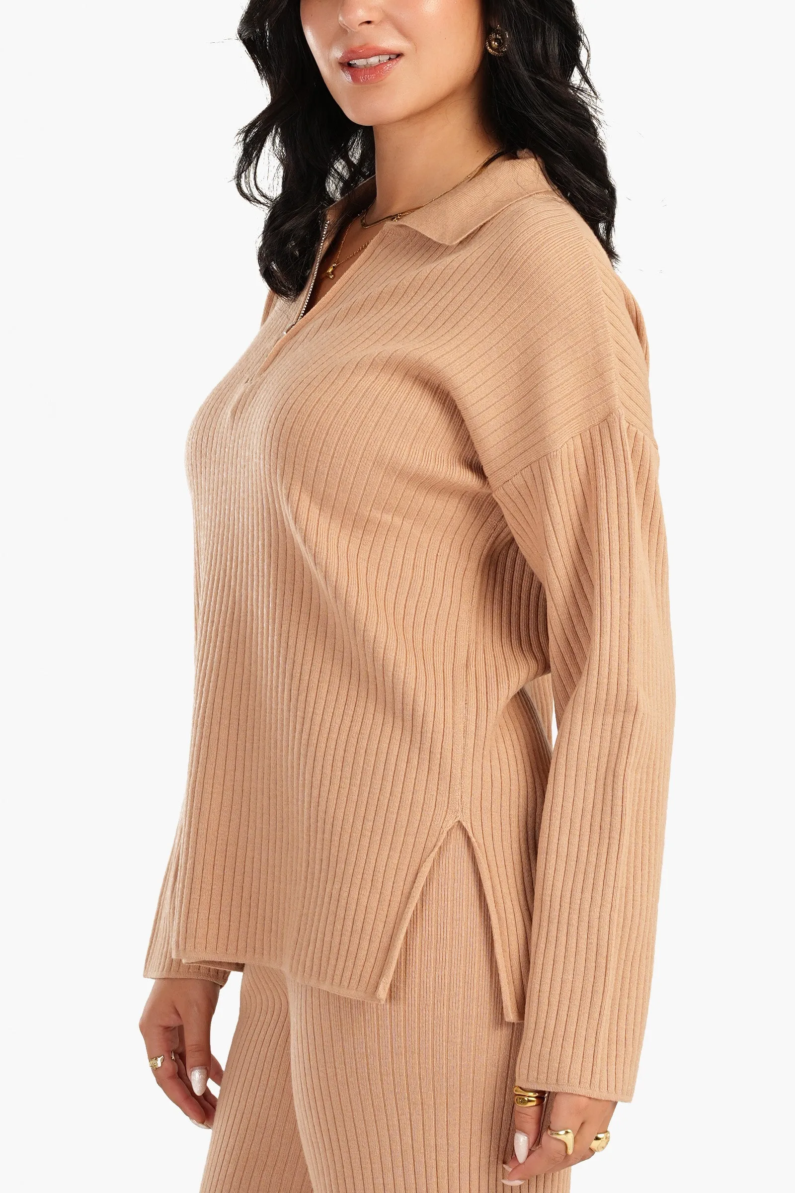 Lounge Pullover with Zipper