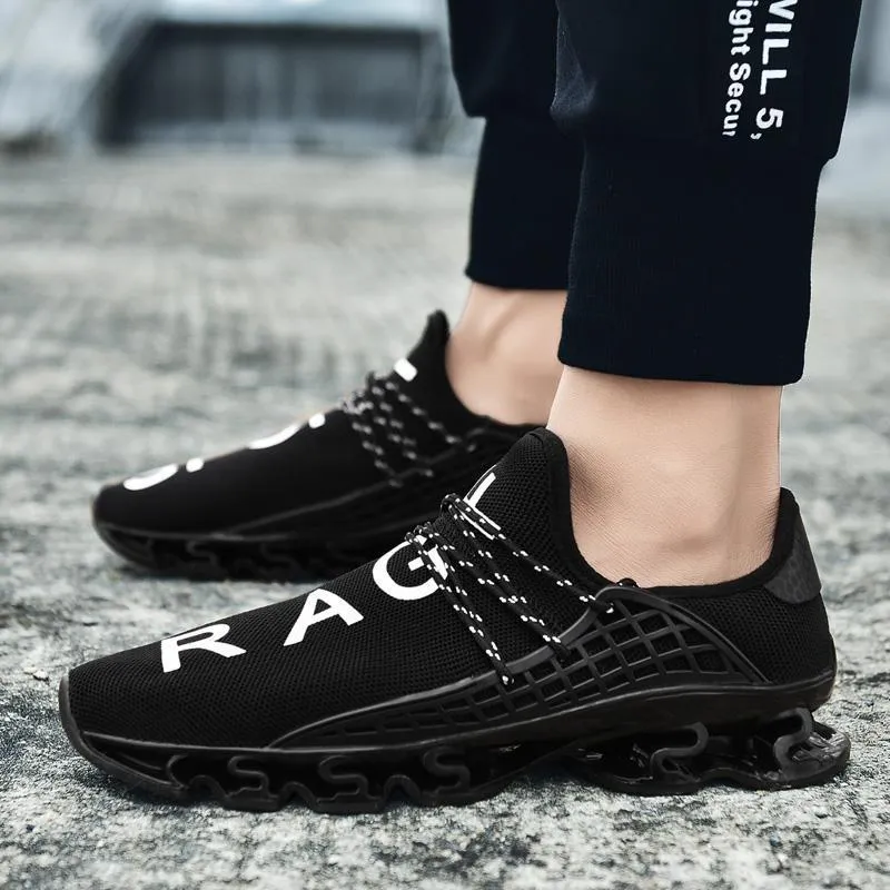 Men's Fashion Lace-up Flat Athletic Sneakers