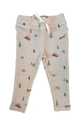 Organic Cotton Waffle Leggings in Camping