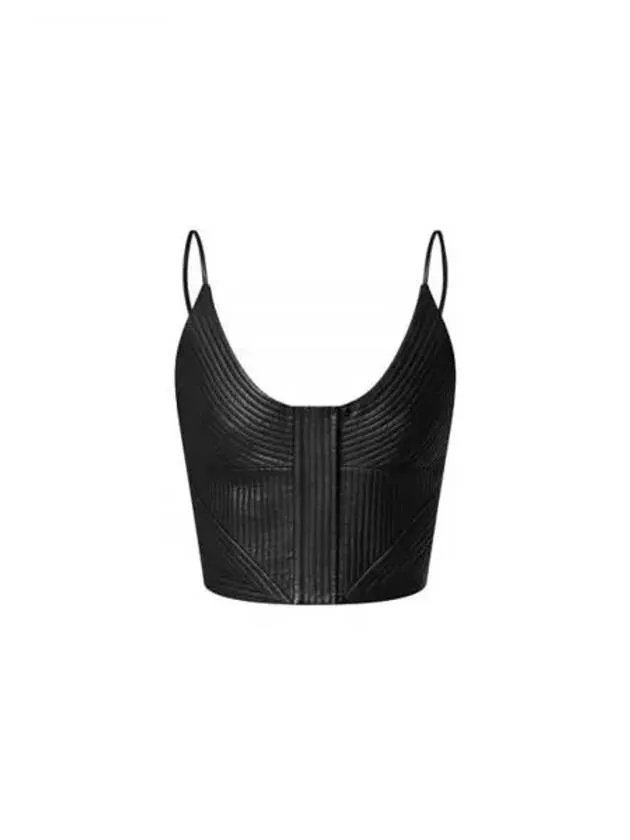 Pinstripe Leather Camisole 1AFFHQ