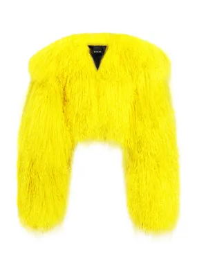 RICCIA Shearling Cropped Jacket