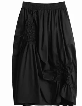 Ruched Full Sweep Skirt