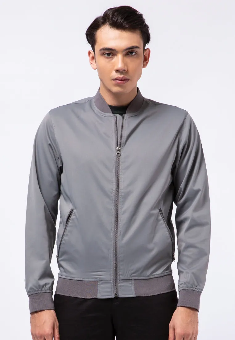 Slim Fit Bomber Jacket