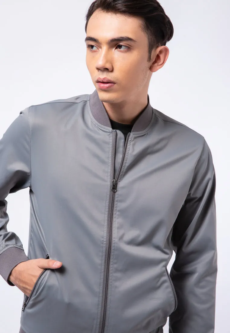 Slim Fit Bomber Jacket