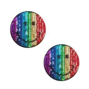 Smiley Joe Sequin Multicolor Nipple Cover Pasties