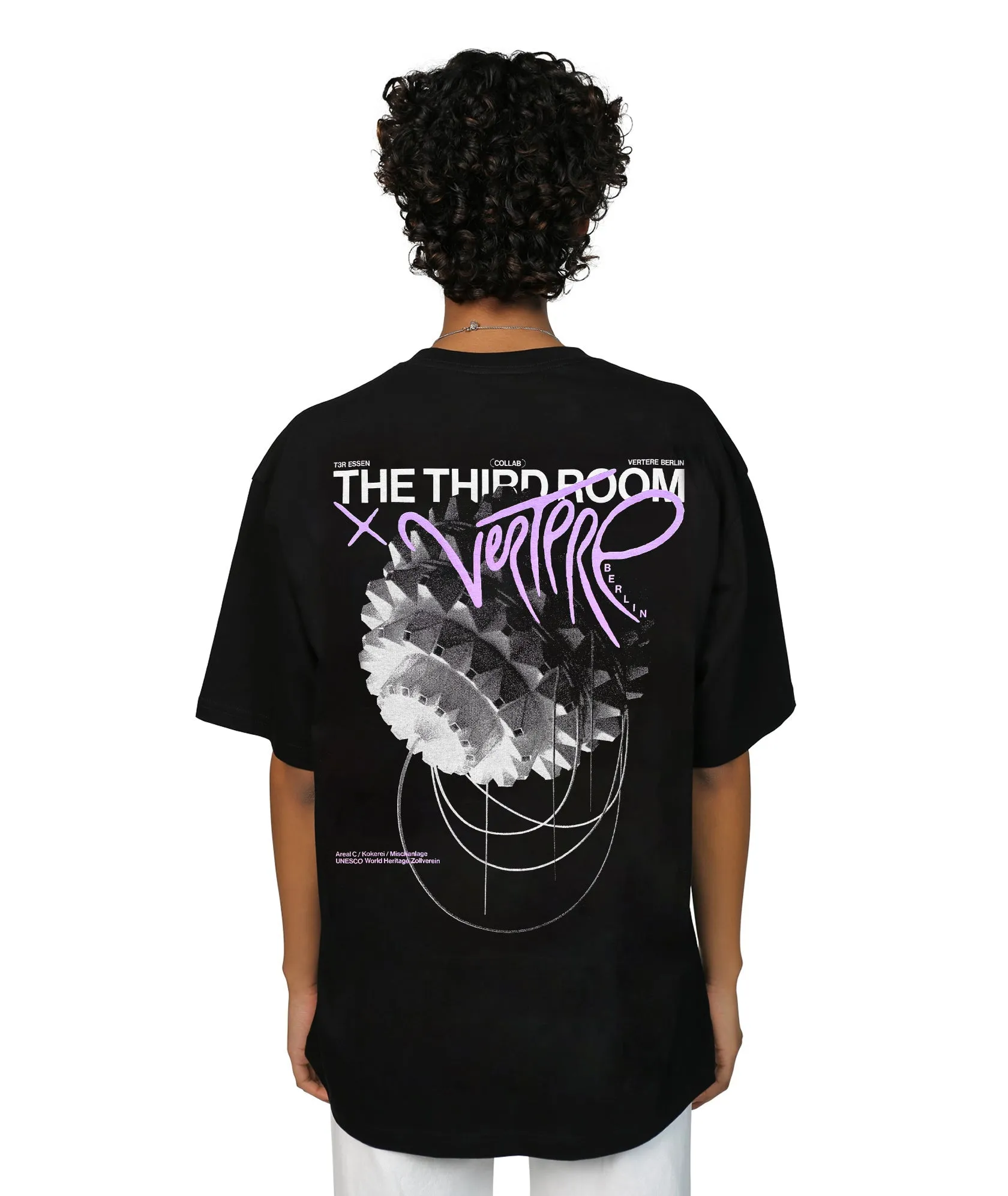 THE THIRD ROOM x VERTERE BERLIN AREAL C T-SHIRT - BLACK