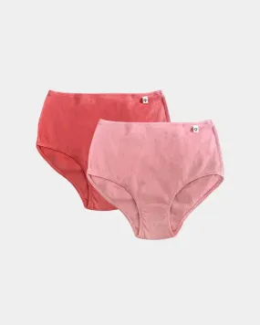 Womens Classic Brief - Natural, Plant Dyes - 100% Organic Cotton (2 pack)