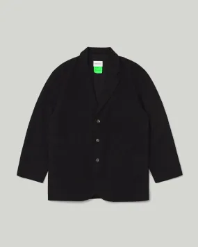 Wool Broad Jacket Black